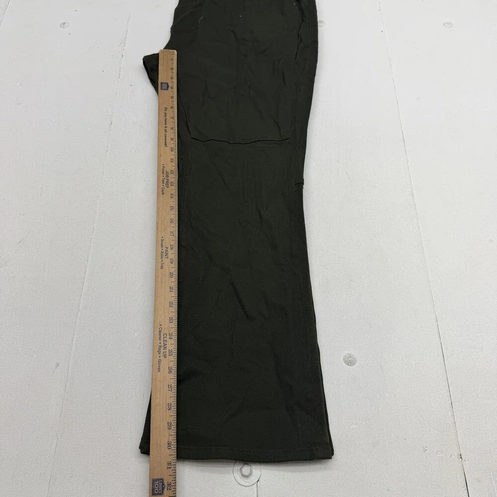 Fashion Nova Pants Womens Plus 3X Olive Headed West Straight Leg Twill Stretch